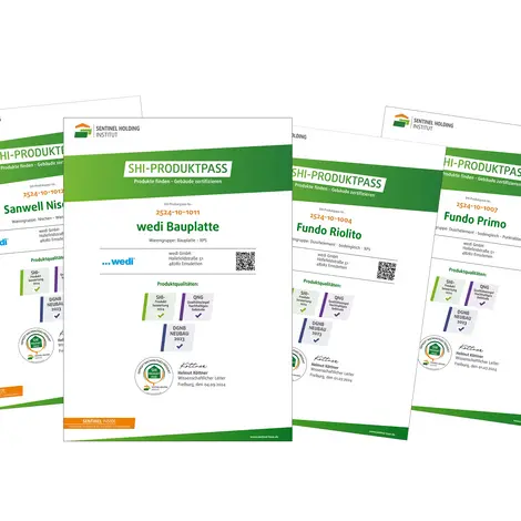 GreenSteps von wedi: Komfort & Nachhaltigkeit vereint SENTINEL HOLDING INSTITUT