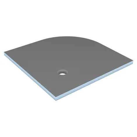 Corner shower point drainage