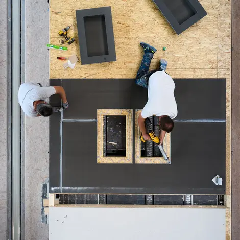 Modulares Bauen mit WOLF Fertighäusern & wedi