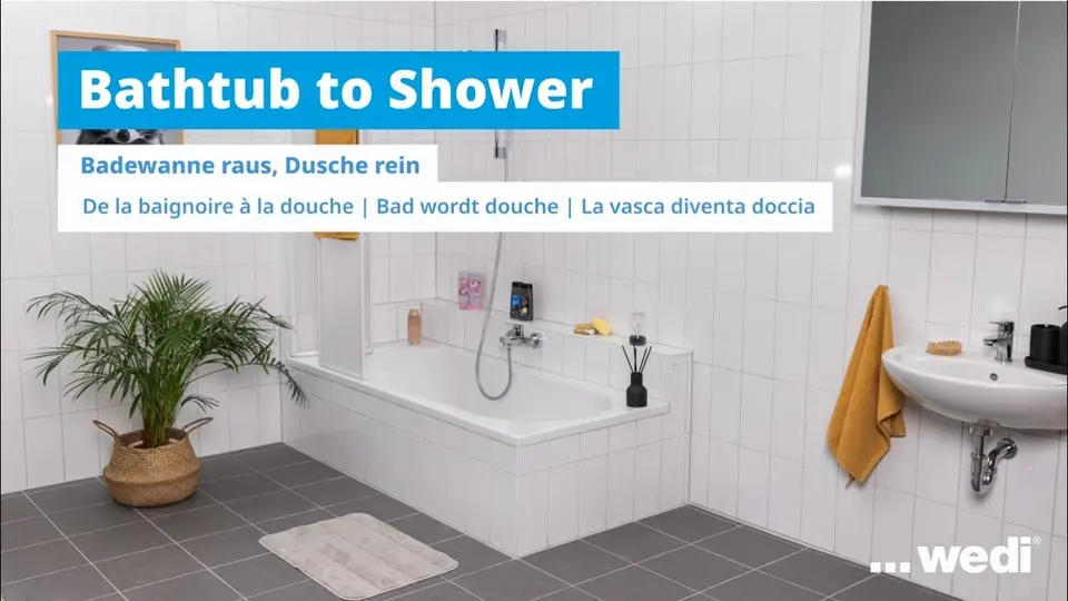Bathtub to shower - Badewanne raus, Dusche rein