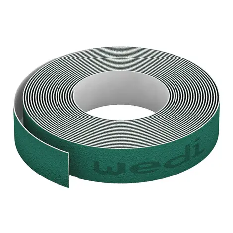 Roll of wedi cut protection tape for protecting waterproofing from damage during cutting.