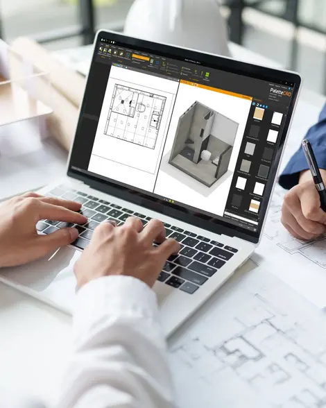 Digitale Badplanung mit Palette CAD & wedi Digitalisierung