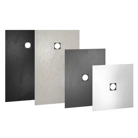 wedi Fundo Top Designoberflächen Punktentwässerung